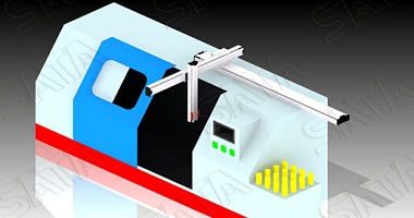 Machine tool pick and place operations