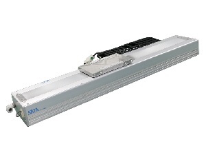 Dust free linear motor with iron core